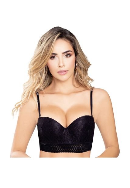 Bustier Adulto Femenino Negro FI