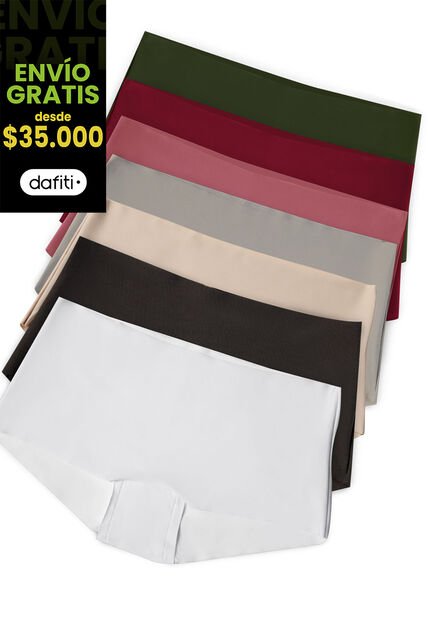 Cachetero Paq X7 Mujer Multicolor FI 3768