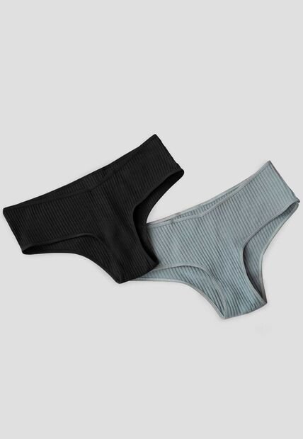 Cachetero Paq X2 Mujer Azul FI 101522