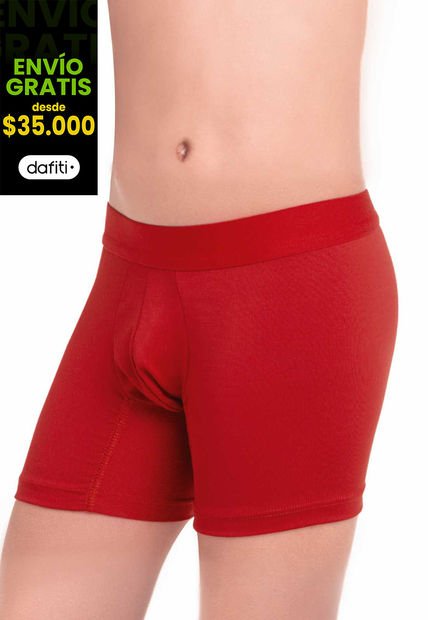Bóxer Infantil Masculino Rojo FI 76067