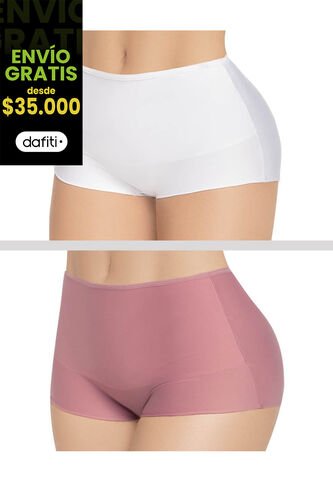 Cachetero Paq X2 Mujer Multicolor FI 76630 Formas Intimas