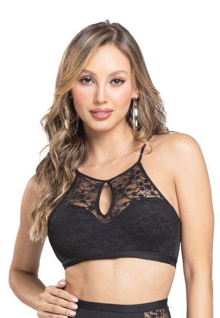 Brasier Mujer Negro Fi 100942