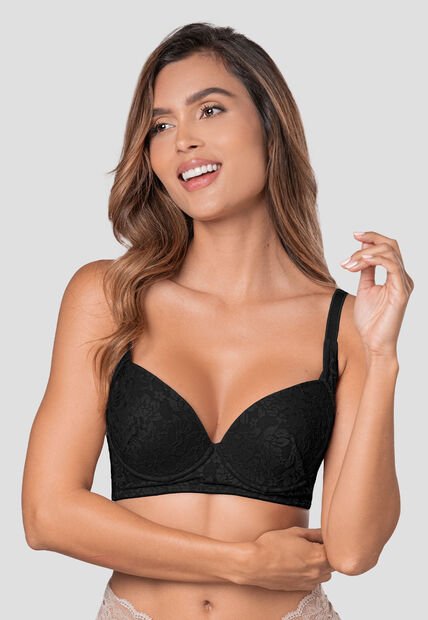 Brasier Mujer Negro Fi 112104