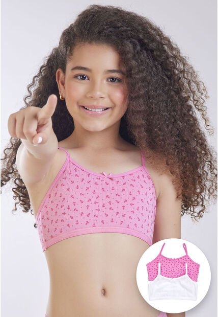 Top Paq X2 Infantil Rosado FI 96330