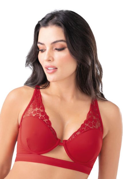 Brasier Mujer Rojo Fi 4141
