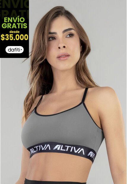 Top Mujer Gris FI 79234