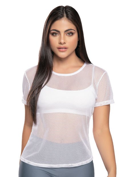 Camiseta Mujer Blanco Fi 4155