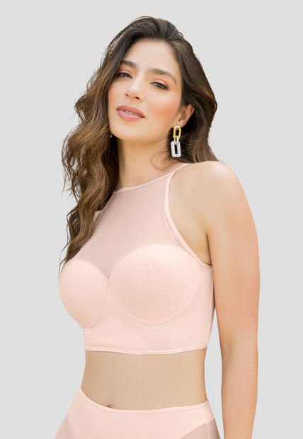 Bustier Mujer Rosa Fi 100373