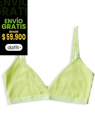 Top Mujer Verde Limón FI 1628 Formas Intimas