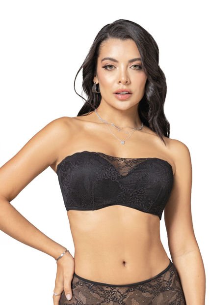 Brasier Mujer Negro Fi 101488