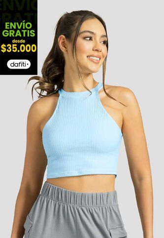 Crop Top Mujer Azul Baby Fi 111703 Formas Intimas