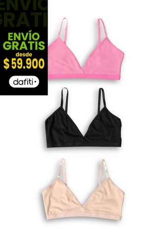Top Paq X3 Multicolor2 FI 96396 Formas Intimas
