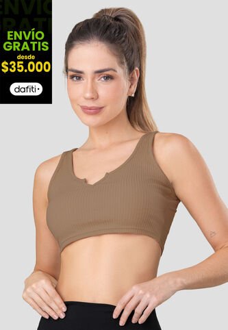 Crop Top Mujer Chocolate Fi 110507 Formas Intimas