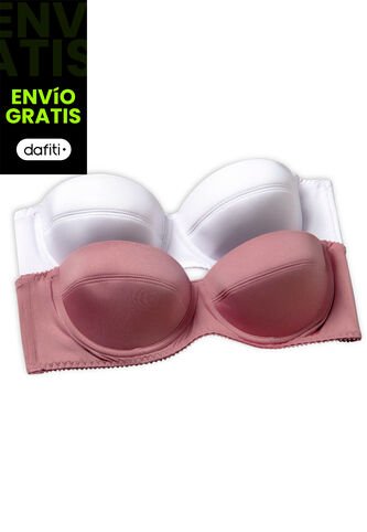 Brasier Paq X2 Mujer Multicolor FI 89857 Formas Intimas