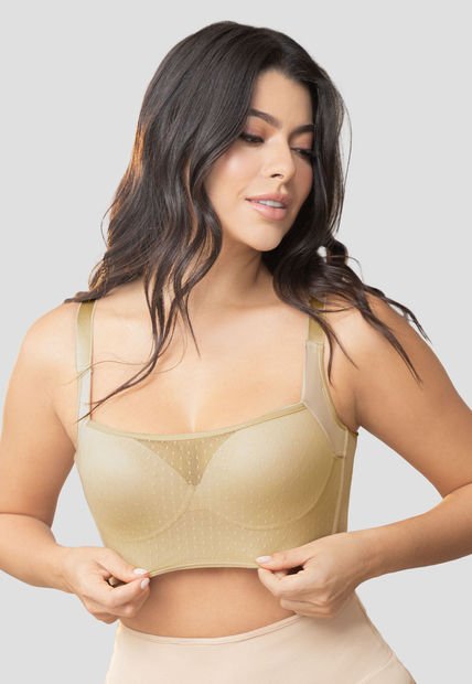 Bustier Mujer Beige Fi 103875