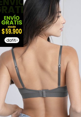 Brasier Mujer Gris Medio FI 77787 Formas Intimas