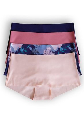 Cachetero Paq X4 Mujer Multicolor Fi 90693