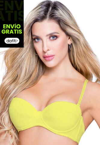 Brasier Mujer Amarillo FI 83934 Formas Intimas