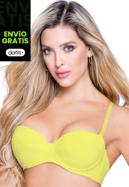 Brasier Mujer Amarillo FI 83934