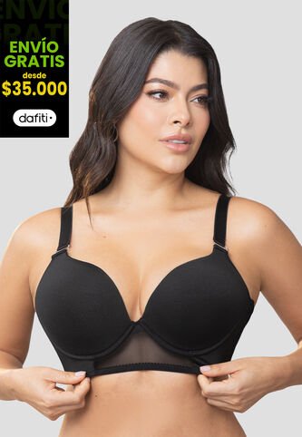 Brasier Mujer Negro Fi 103874 Formas Intimas