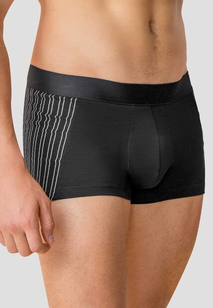 Bóxer Hombre Negro Fi 110770
