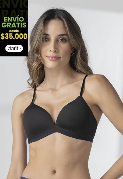Brasier Mujer Negro FI 77787