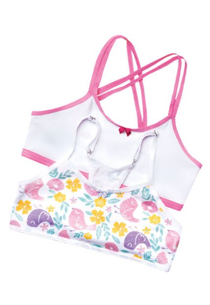 Top Paq X2 Infantil Rosado FI