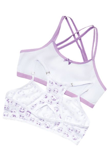 Top Paq X2 Infantil Lila FI