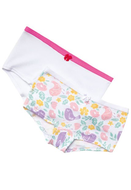 Bóxer Paq X2 Infantil Rosado FI