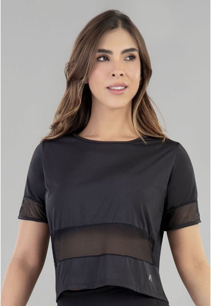 Camiseta Mujer Negro FI Fia513001