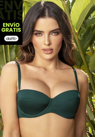 Brasier Mujer Verde Botella FI 83934 Formas Intimas