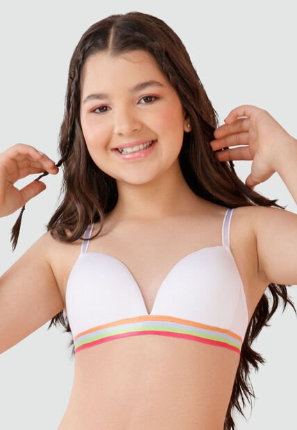 Brasier Infantil Blanco FI 34642