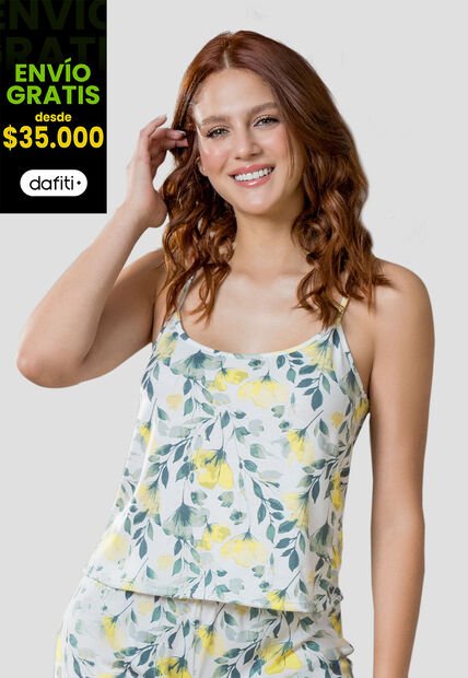 Camiseta Mujer Estampado Fi 105934