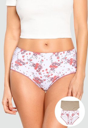 Panty Paq X2 Mujer Piel/Estampado FI 96471