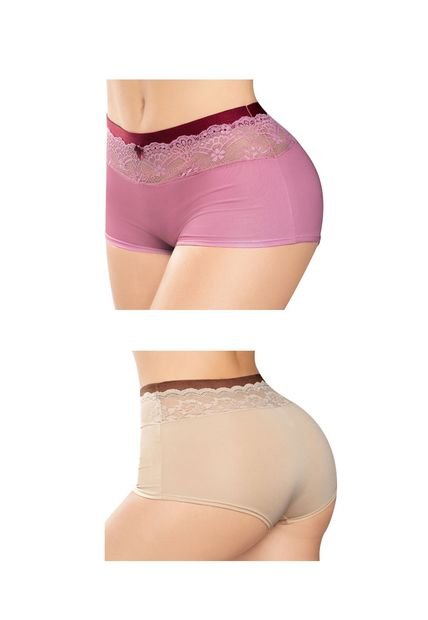 Cachetero Paq X2 Para Mujer Bicolor FI