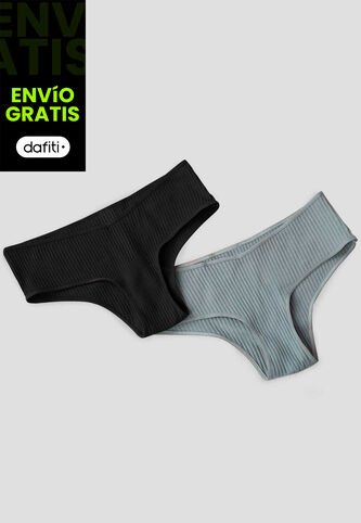 Cachetero Paq X2 Mujer Azul FI 101522 Formas Intimas