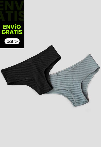 Cachetero Paq X2 Mujer Azul FI 101522