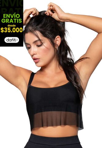 Top Mujer Negro Fi 3622 Formas Intimas