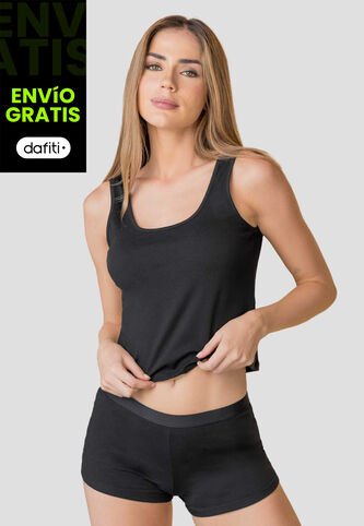 Multiusos Mujer Negro FI 100855 Formas Intimas