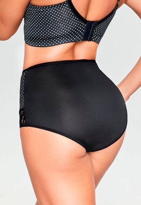Panty Mujer Negro Estampado FI 88162