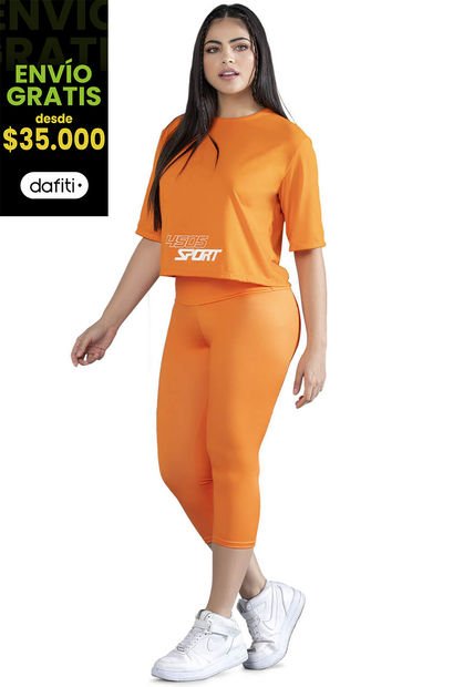 Conjunto Mujer Naranja FI 9598