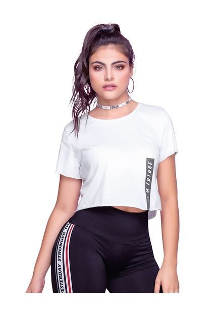 Camiseta Adulto Femenino Blanco FI