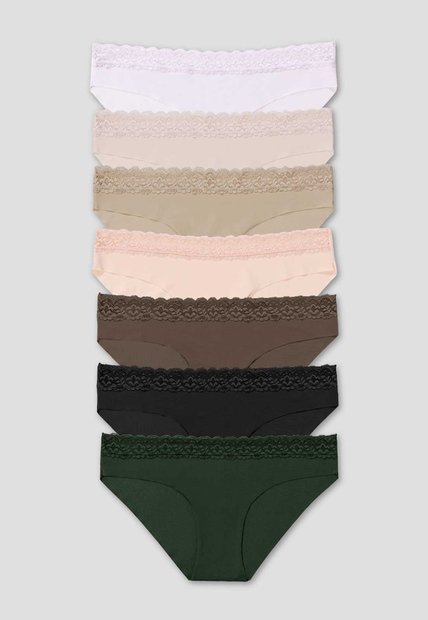 Cachetero Paq X7 Mujer Multicolor Fi 114763