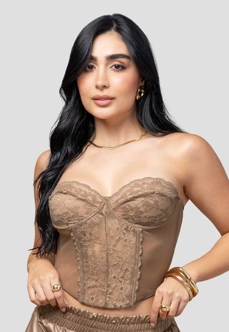 Corset Mujer Chocolate Mp 110587 Formas Intimas