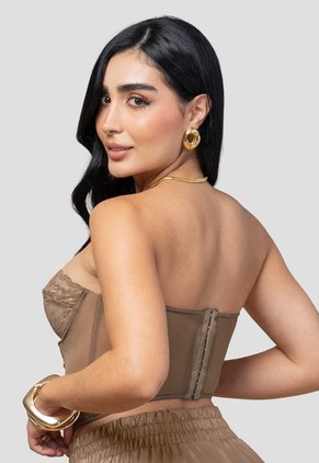 Corset Mujer Chocolate Mp 110587