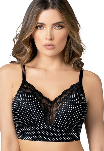 Brasier Adulto Estafiado Negro Fi 78822