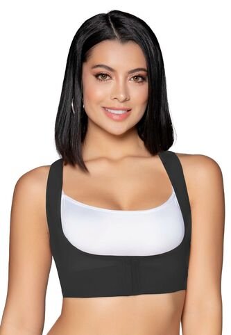 Chaleco Mujer Negro Fi 32781 Formas Intimas