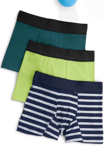 Boxer Paq X3 Infantil Masculino Multicolor FI 546 Formas Intimas