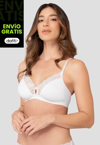Brasier Mujer Blanco FI 101526 Formas Intimas