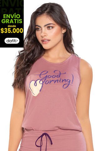 Camisa Pijama Mujer Rosa FI 96861 Formas Intimas